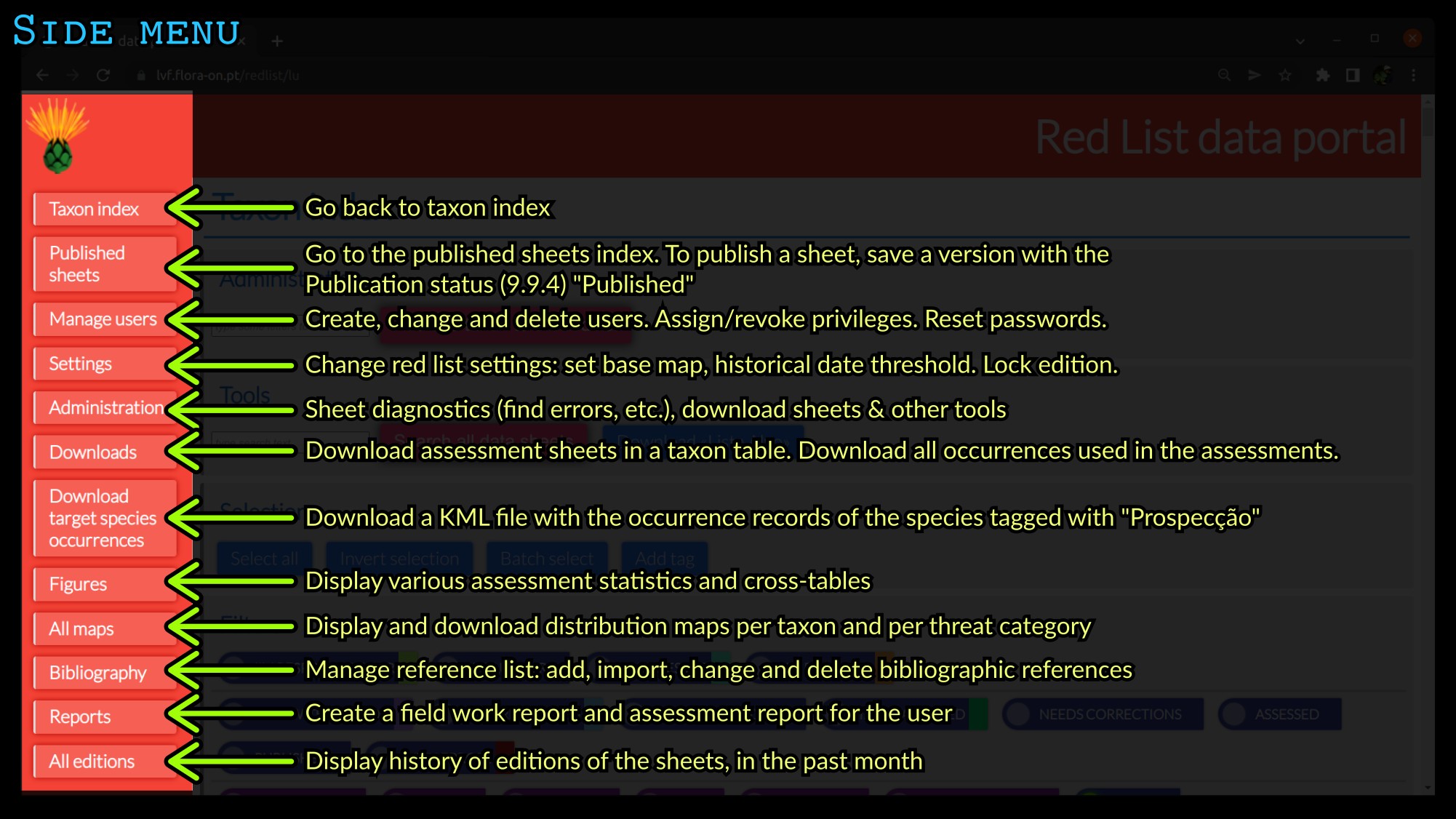 Taxon index 3