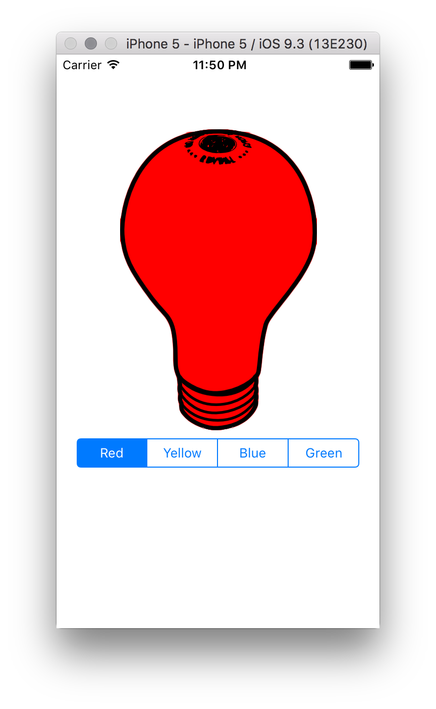 LightBulb user interface