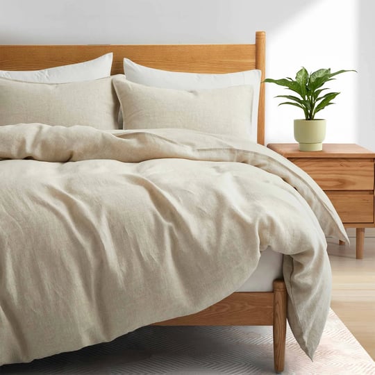linen-duvet-cover-set-with-pillowcases-size-full-queen-brown-1