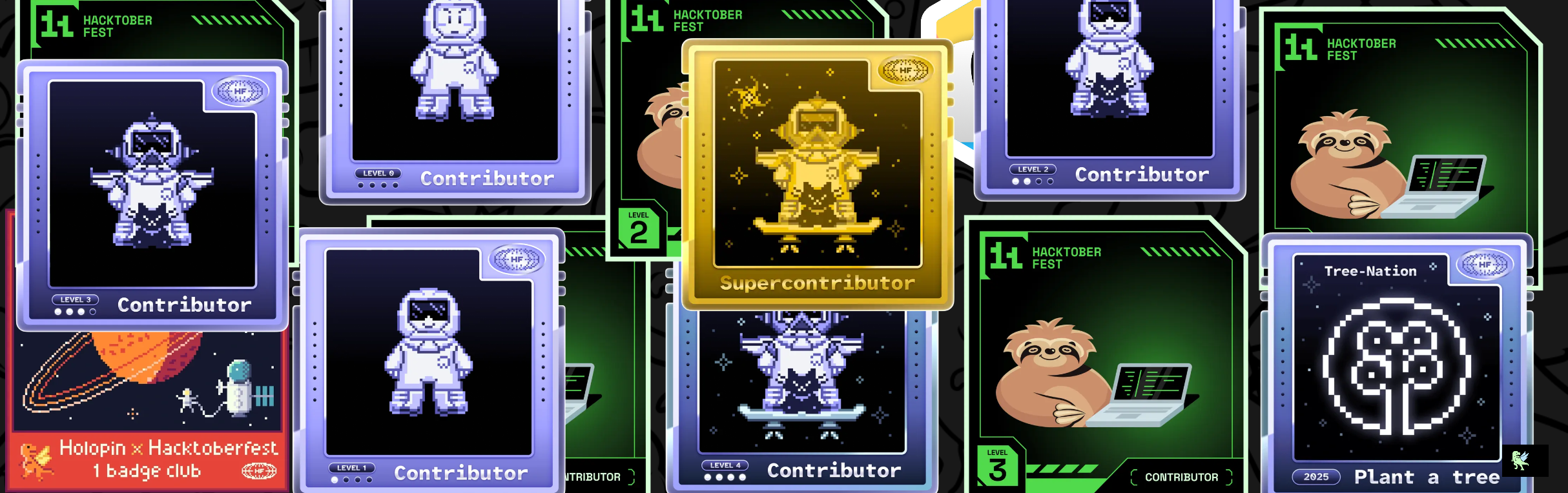 An image of @beautykumari's Holopin badges, which is a link to view their full Holopin profile