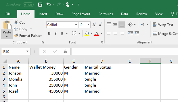 Simple Excel Export