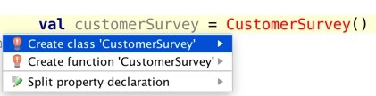 Create Class from Usage