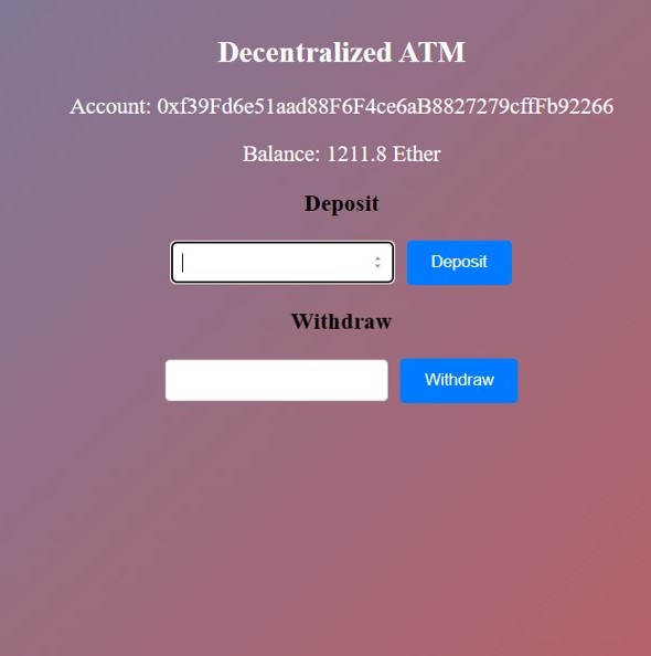 dapp screenshot