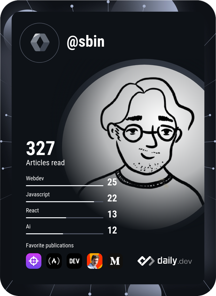 sbin's Dev Card