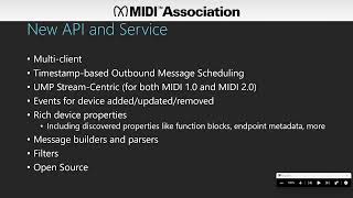 Pete's Windows MIDI Services Presentation at NAMM Show 2024