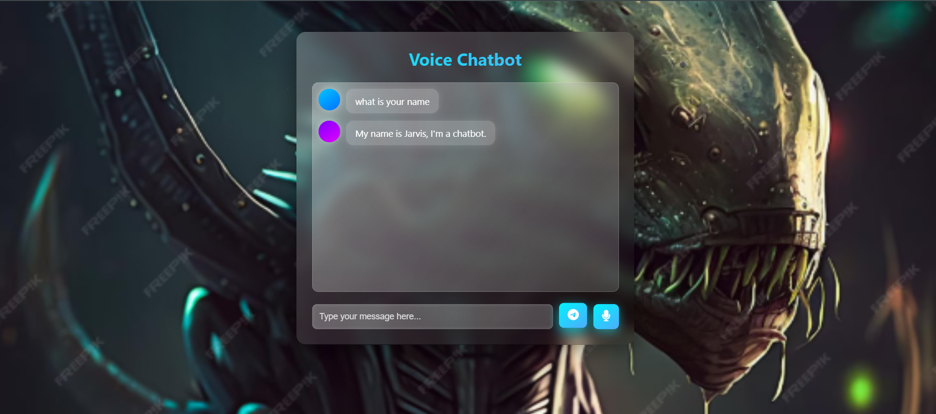 Lumiverse VoiceBot Screenshot