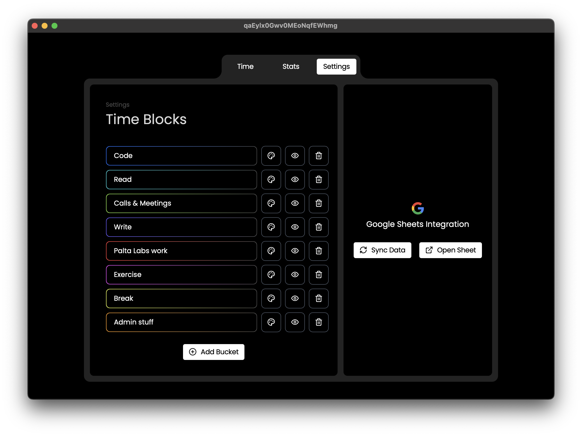 ClockBlocks Interface