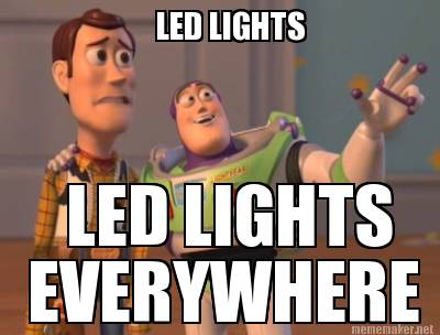 LEDs everywhere