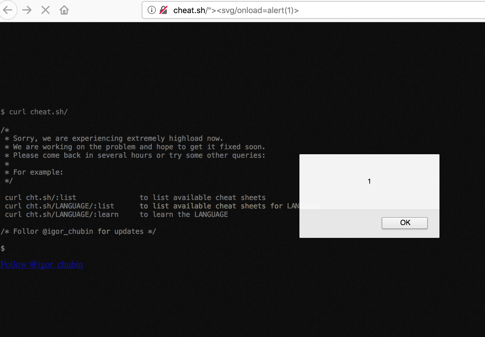 xss example