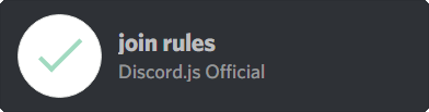 Join Discord.js Official