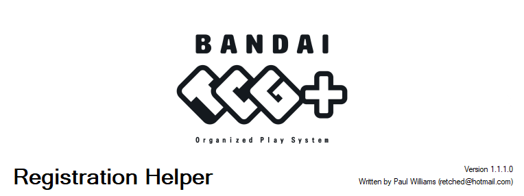 TCG+ Registration Helper