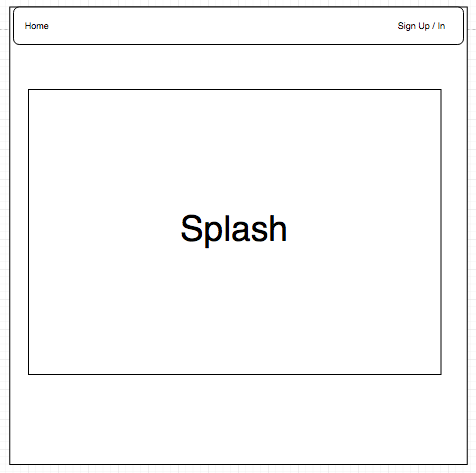 Wireframe Splash