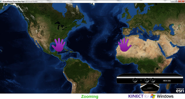 Kinect4Map Sample App screenshot