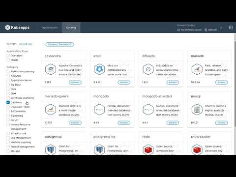 Demo of Kubeapps with multiple clusters