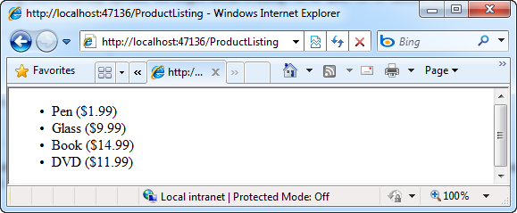 Simple Loop Output