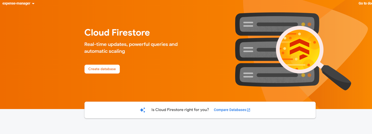 Create Cloud Firestore