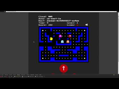 Pac-Man Game AWS GKE Migration Video Demonstration using KMT