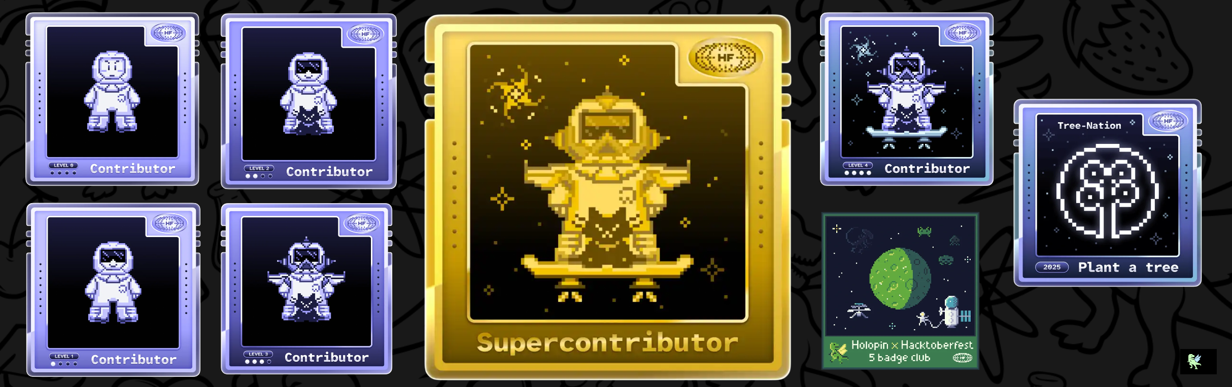 An image of @sapatmohit's Holopin badges