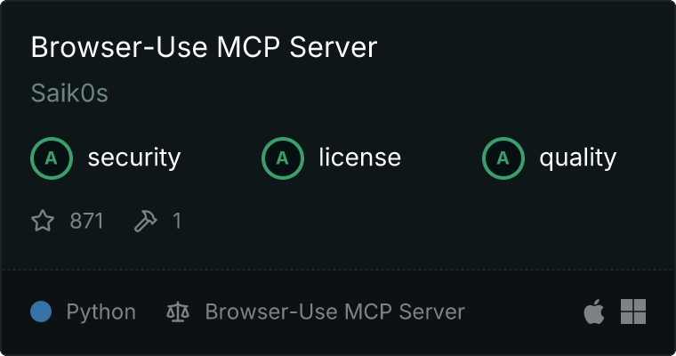 Browser-Use MCP server
