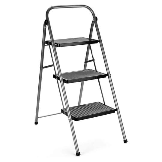 delxo-folding-portable-steel-non-slip-3-step-stool-stepladder-w-hand-grip-gray-1