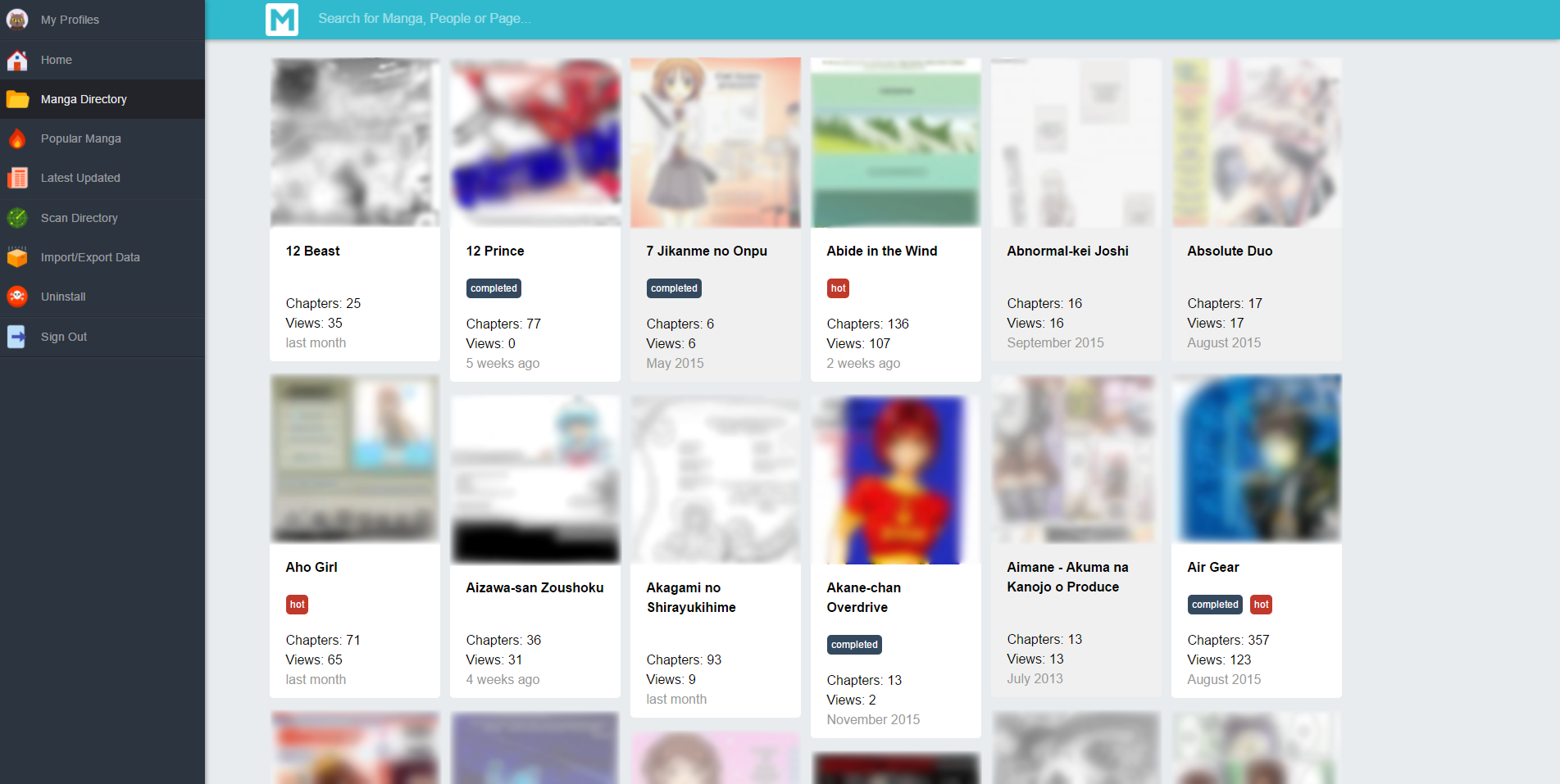 Manga Directory