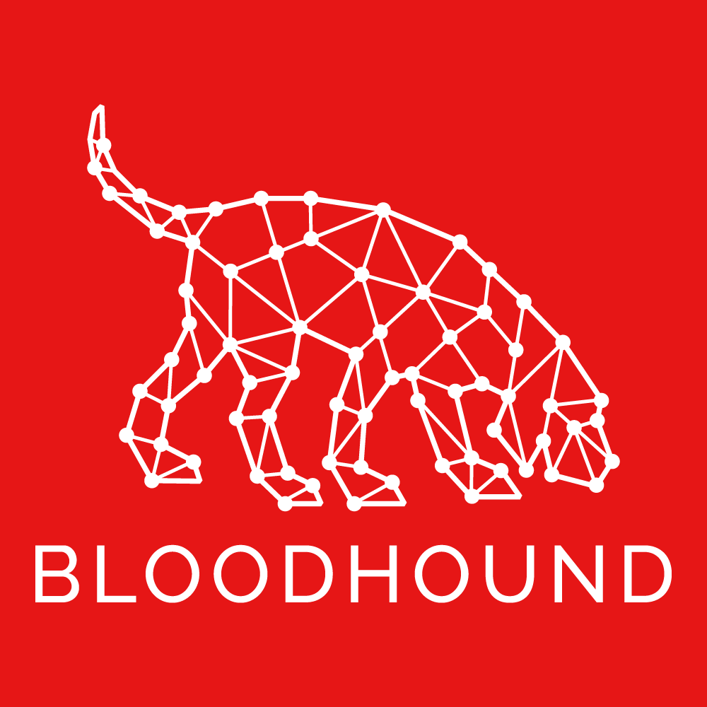 BloodHound White on Red Logo