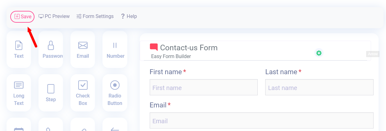 confirmation code form WordPress plugin