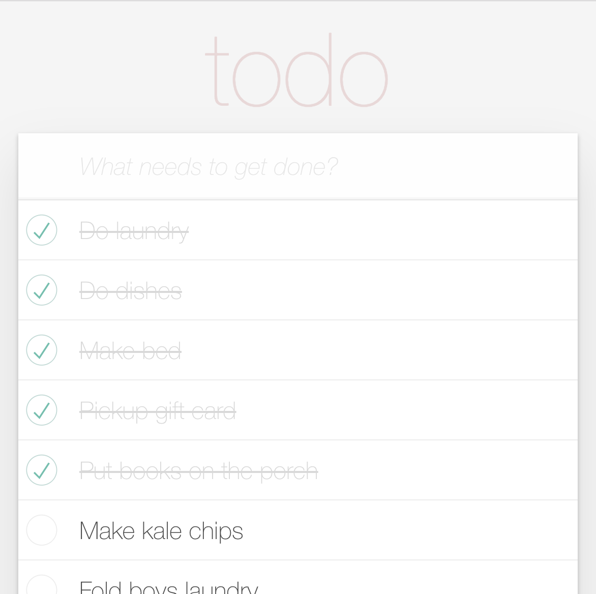 Todo app