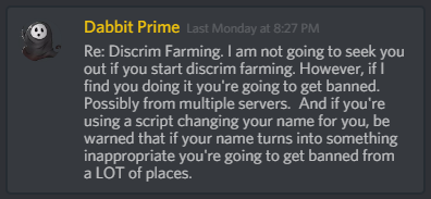 a note from the discord team
