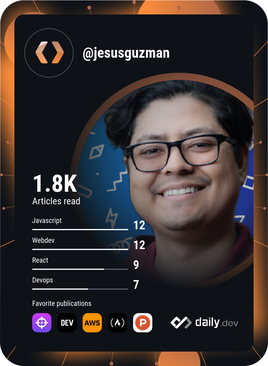 Jesus Guzman's Dev Card