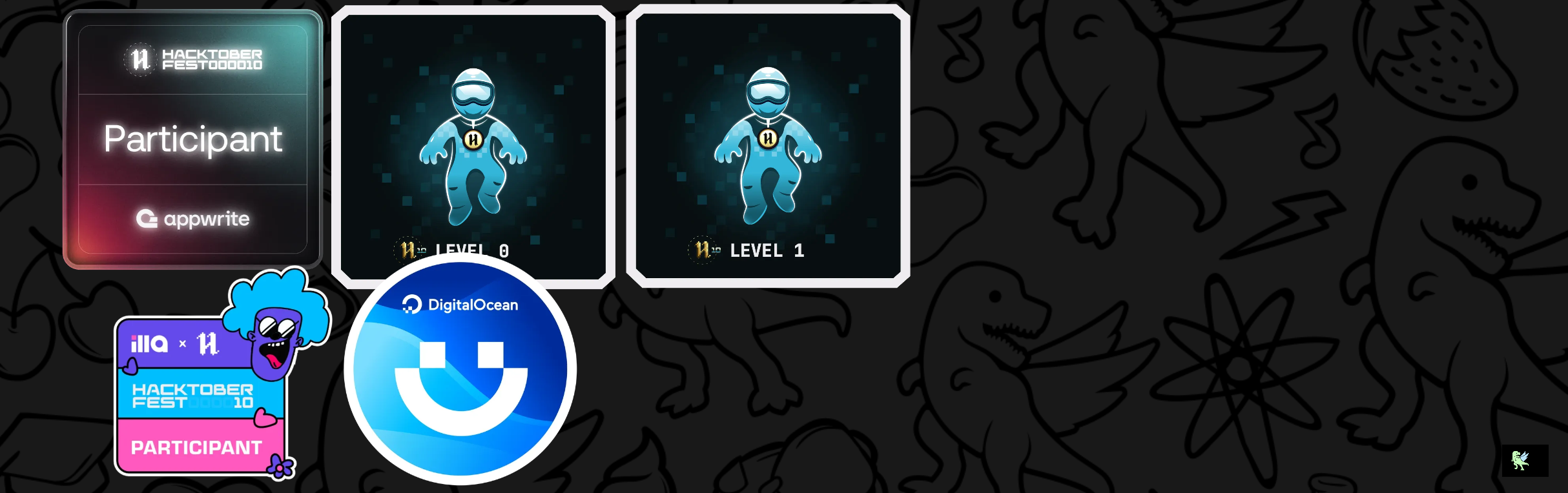 An image of @shabber10's Holopin badges
