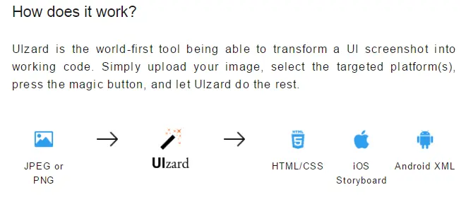 pix2code 图示，https://uizard.io/index.html#tech