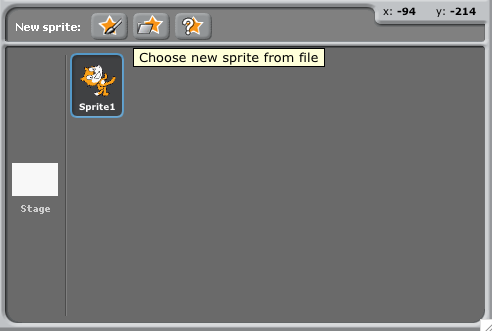 Choose new sprite from file