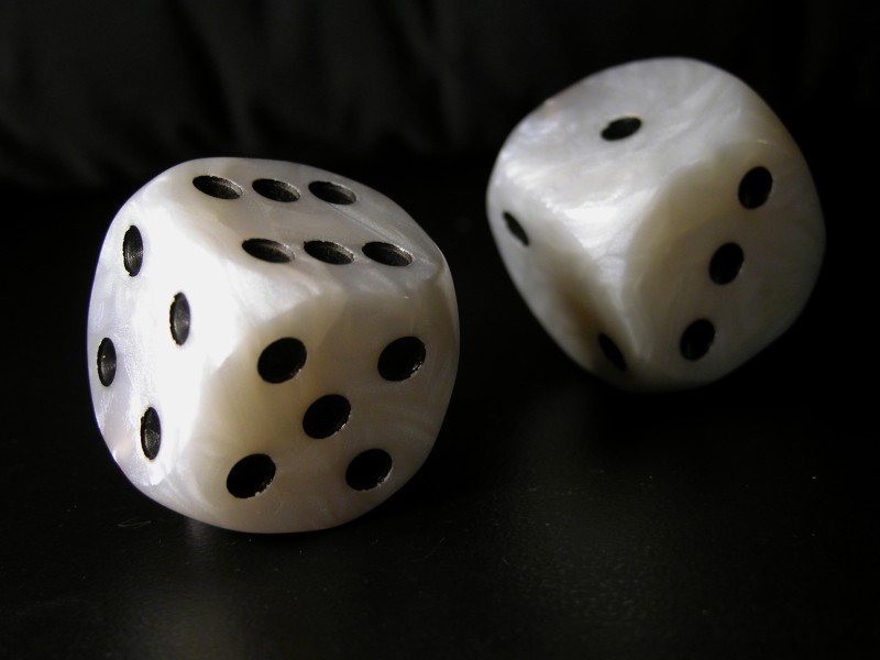 Photo of 2 6-faced dices