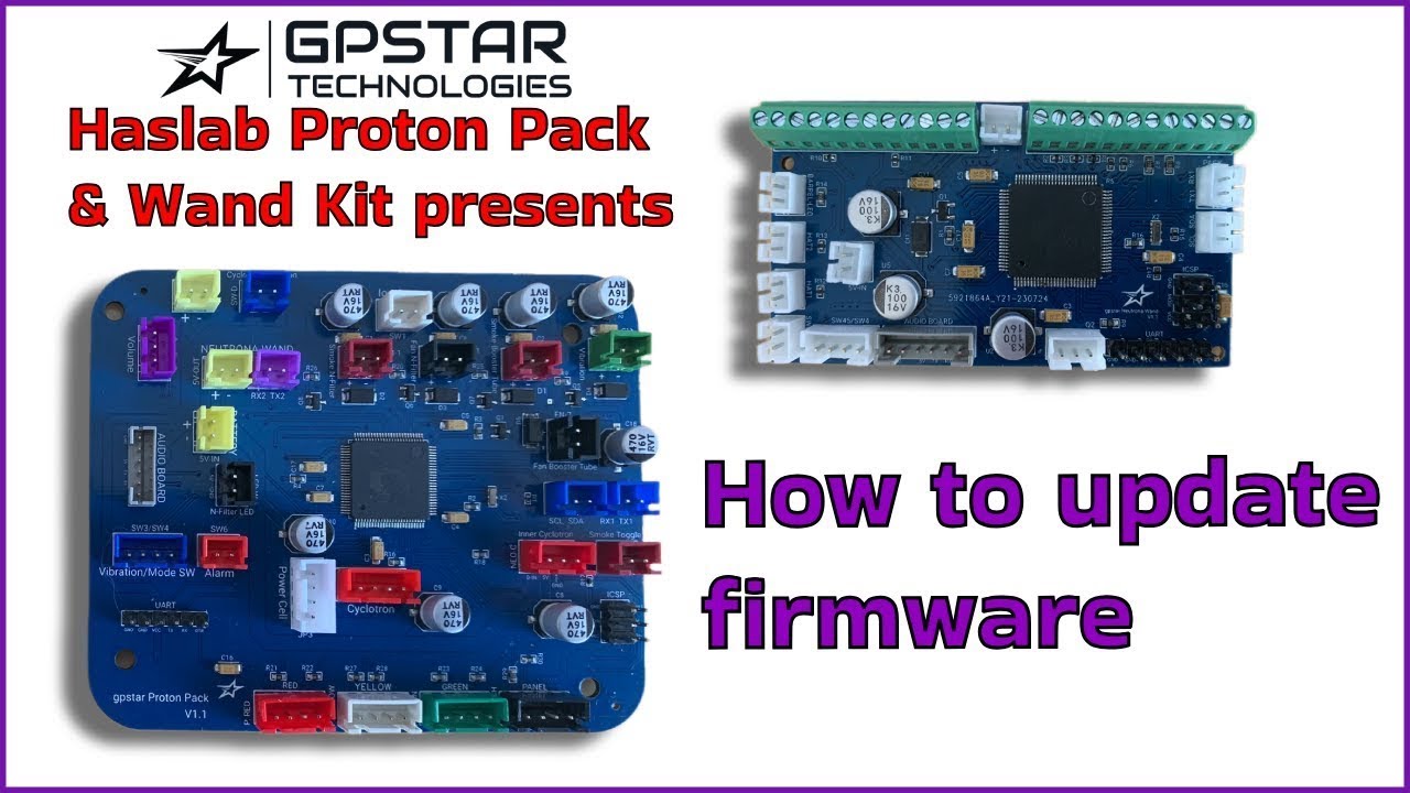 GPStar Proton Pack & Neutrona Wand Flashing Demonstration Video