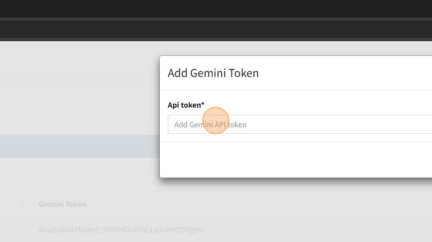 Add Gemini API Key