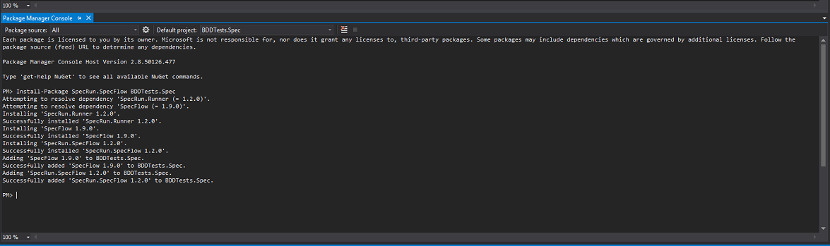 Instalar SpecRun