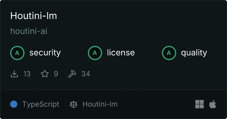 Houtini-lm MCP server