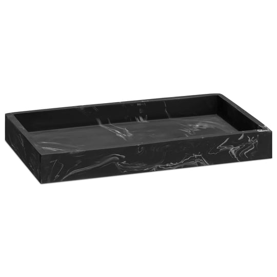 navaris-black-marble-resin-vanity-tray-9-25-x-4-92-bathroom-organizer-dish-decorative-holder-for-jew-1