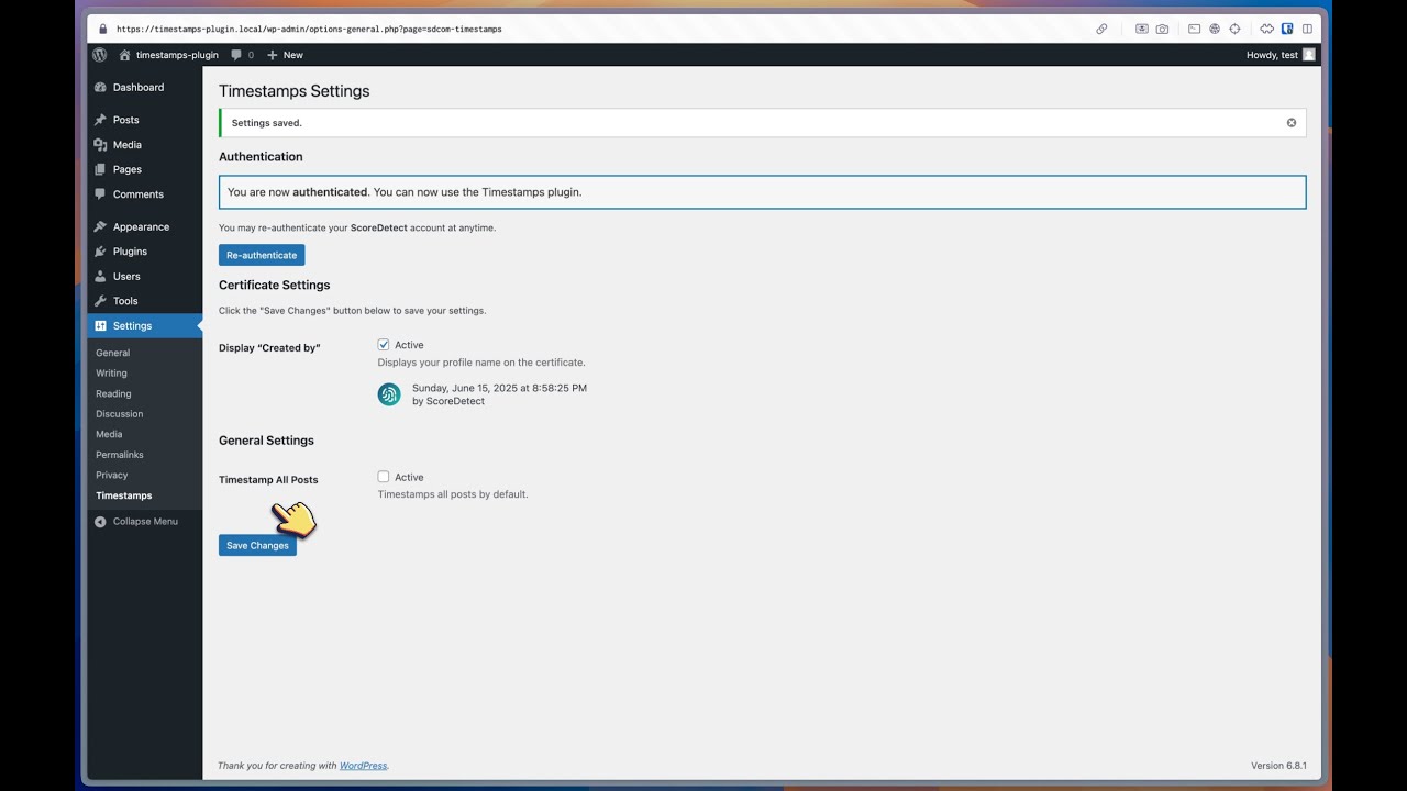 Plugin Walkthrough Video
