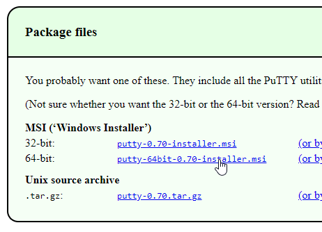 Example-PuttyInstaller