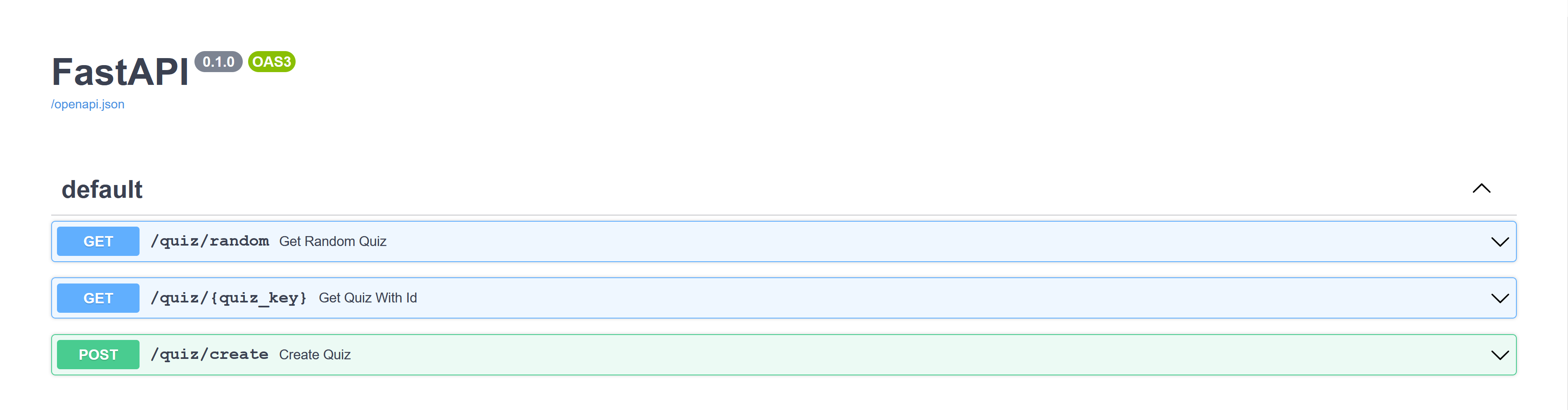 GitHub - Inkapa/quiz-api: Simple quiz RESTful API built with FastAPI ...