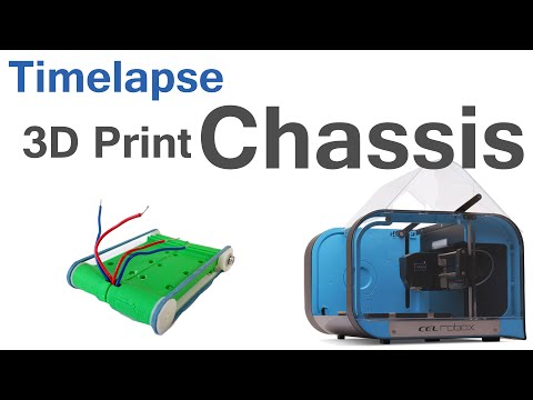 #3 time lapse 3D printing micro robot chassis