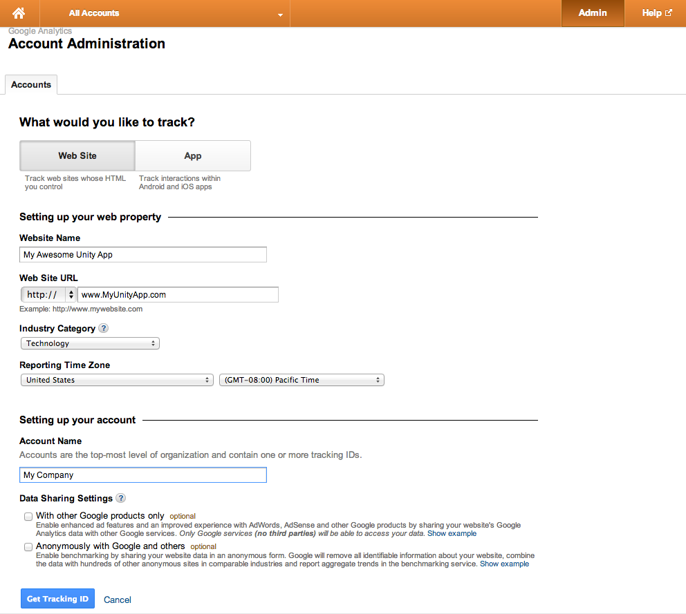 Google Analytics Setup