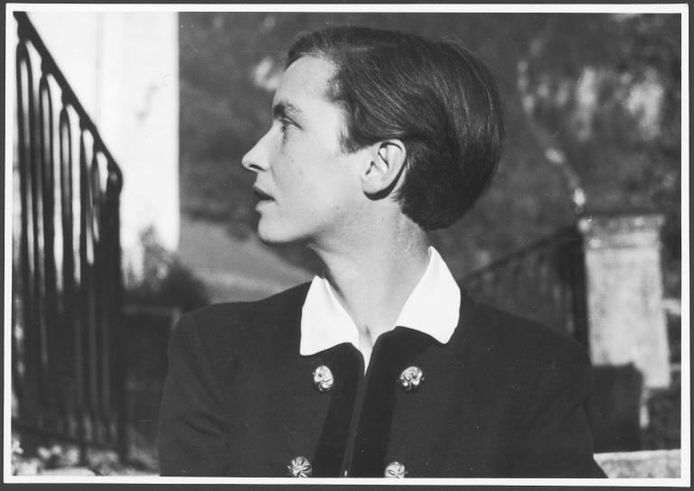 Annemarie Schwarzenbach in Malans, 1938. Fotografie v. Anita Forrer (1901-1996).