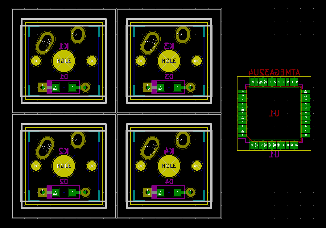 microcontroller next to switches