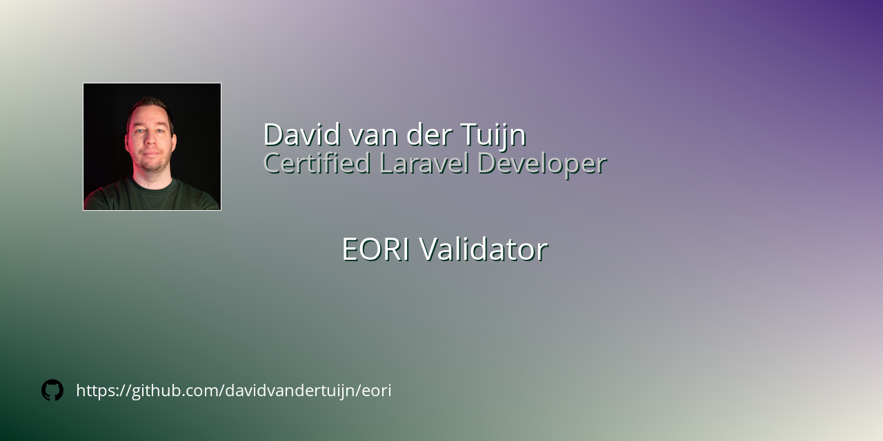 Economic Operators Registration and Identification system (EORI) Validator