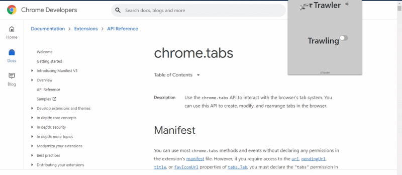 Chrome website with English Language.