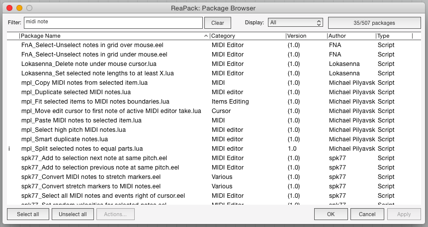 Package Browser