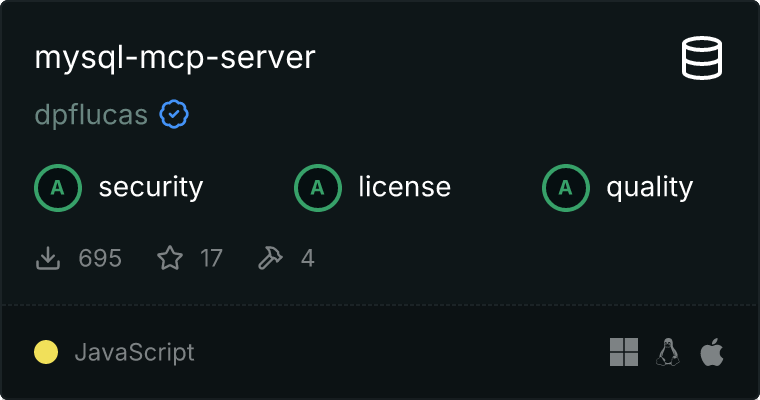 mysql-mcp-server MCP server